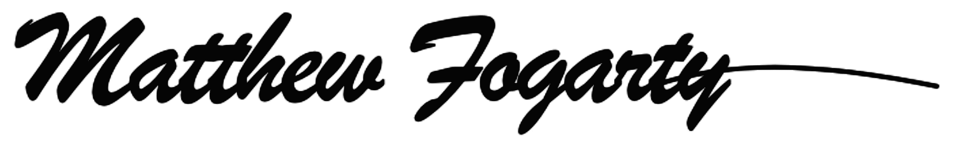 Matthew Fogarty signature