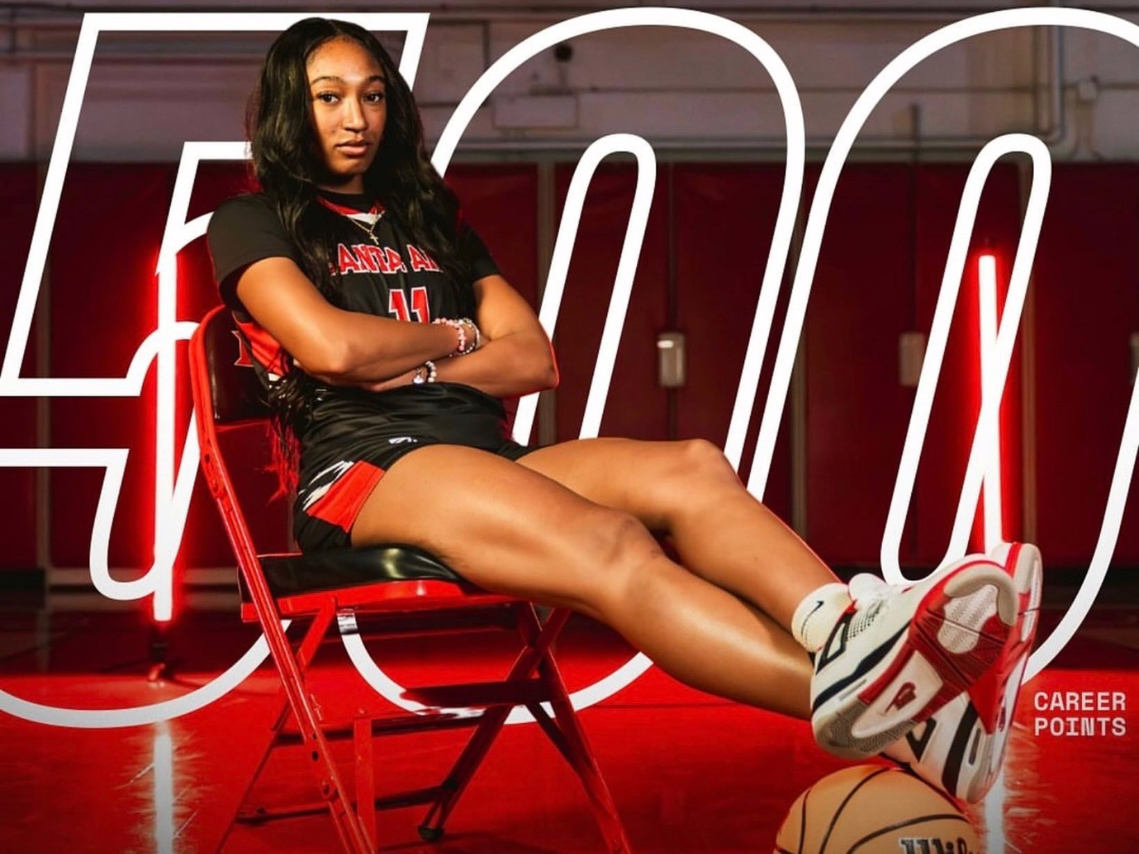 Anaya Beard 500 Point Club recognition